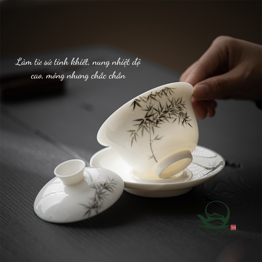Chén Khải Sứ Thanh Hoa 150ml | Mặc Kỷ Vẽ Tay 3 Voucher 142.png