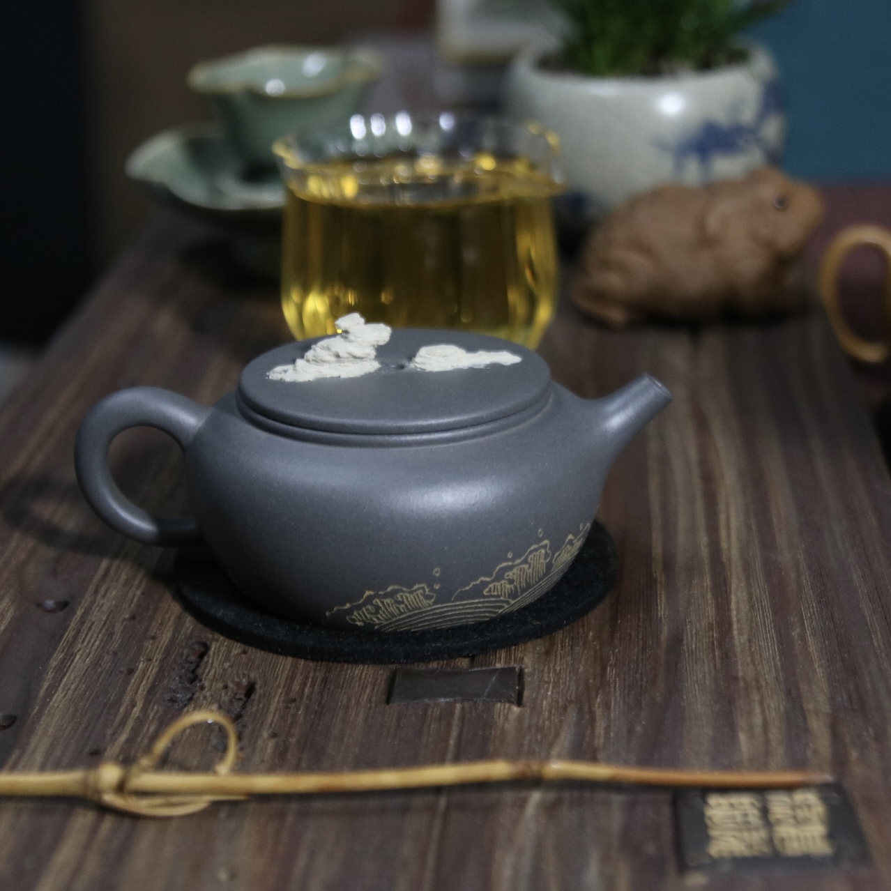 Ấm Đại Tùng | Thanh Khôi Đoạn Nê 130ml | Thủ Công Cao Cấp 3 IMG 5064