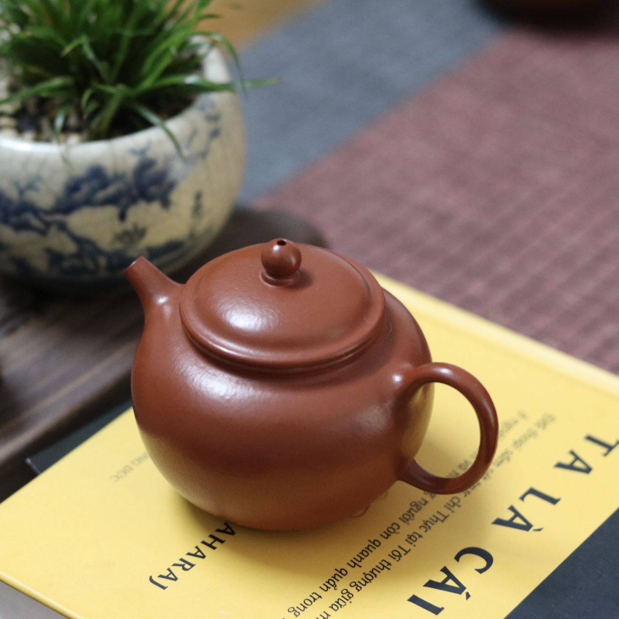 Ấm Chuyết Chỉ | Tiểu Môi Diêu Chu Nê 140ml | Toàn Thủ Công 5 IMG 5142