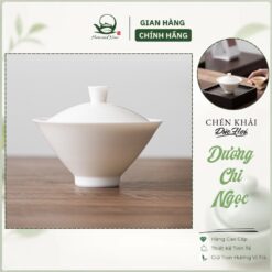Chén sứ trắng