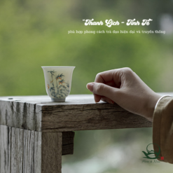 Bộ sưu tập chén trà gốm sứ | Mặc Kỷ vẽ tay 9 47 2